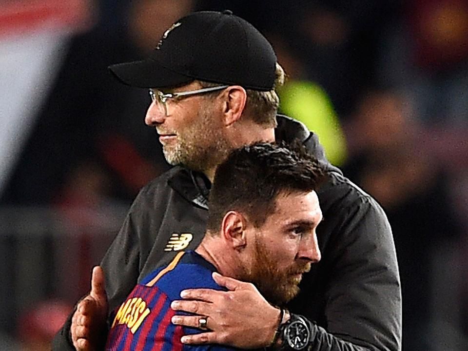 A Liverpool-menedzser szerint a jelenkor legjobbja Messi, ám a legutóbbi idény alapján nem neki adná az elismerést (Fotó: AFP)