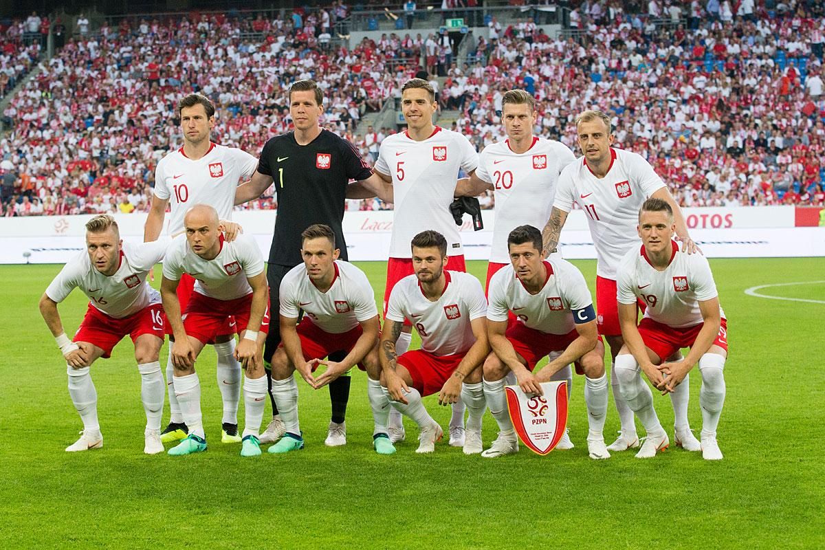 Lengyelország válogatottja (Fotó: AFP)