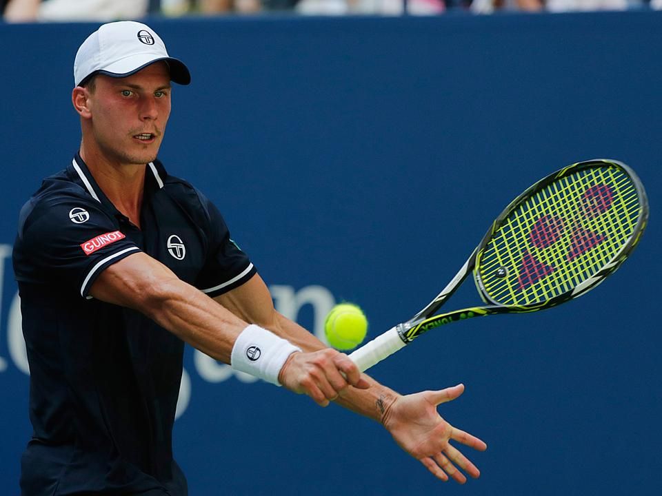 Fucsovics Márton nagyot küzdött Novak Djokovics ellen a US Open első fordulójában (Fotó: MTI)