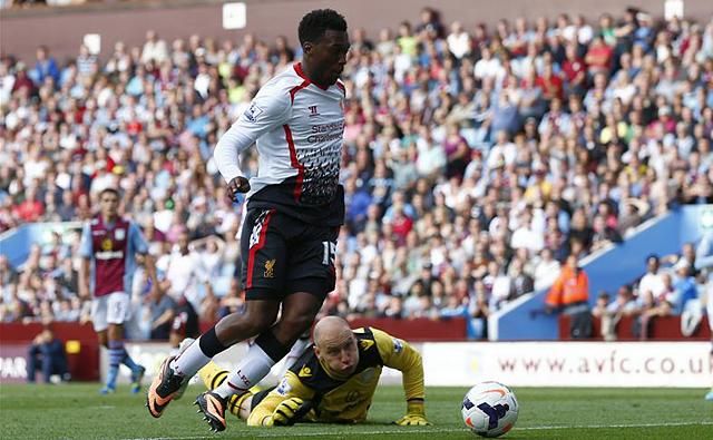 Daniel Sturridge remek góljával nyert a Pool az Aston Villa ellen (Fotó: Reuters)