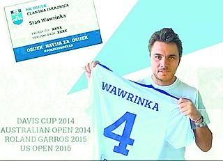 A háromszoros GS-győztes Wawrinka 
rendszeres meccsrejáró Eszéken