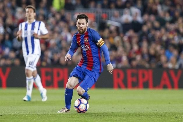 Messi két gólja mellett egy asszisztot is kiosztott (Fotó: AFP)