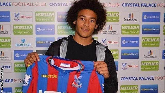 Keshi Anderson már a Crystal Palace mezével (Forrás: BBC)