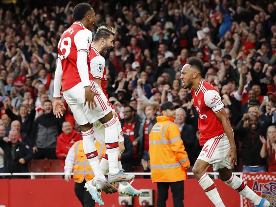 Az Arsenal a hajrában fordított az Aston Villa ellen (Fotó: AFP)