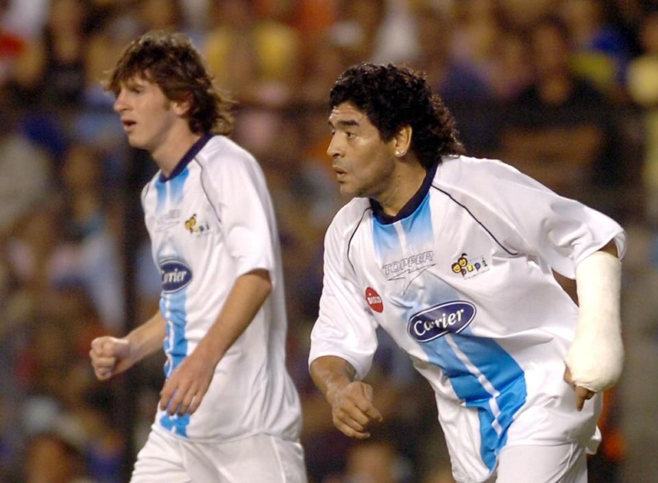 Diego Maradona és Lionel Messi, egyik sem lett riveres
