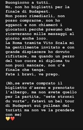 Daniele de Rossi Instagram-története