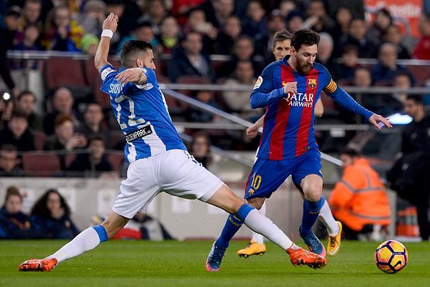 Lionel Messi két nagyon fontos gólt szerzett (Fotó: AFP)