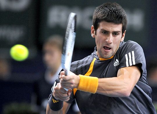 Djokovics a döntőben (Fotó: Reuters)