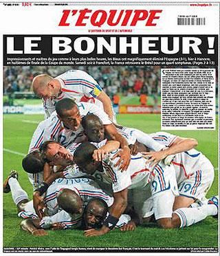 Francia boldogság az első igazán jól sikerült meccs után