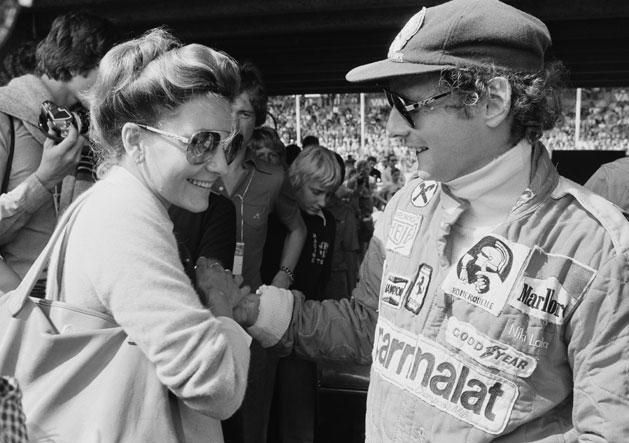Marlene Knaus, akit 1976-ban vett el, nem rajongott az F1-ért (Fotó: Getty Images)