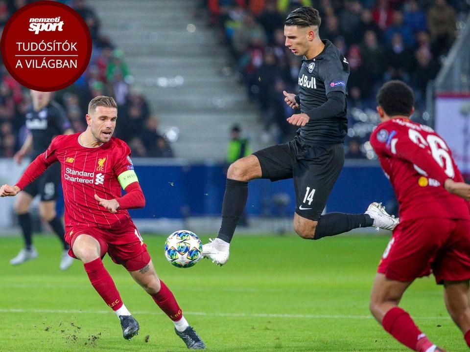 Szoboszlai Dominik és az FC Salzburg küzdött a Liverpool ellen, de vereség lett a vége (Fotó: Török Attila) – GALÉRIÁNKAT A KÉPRE KATTINTVA TEKINTHETIK MEG!