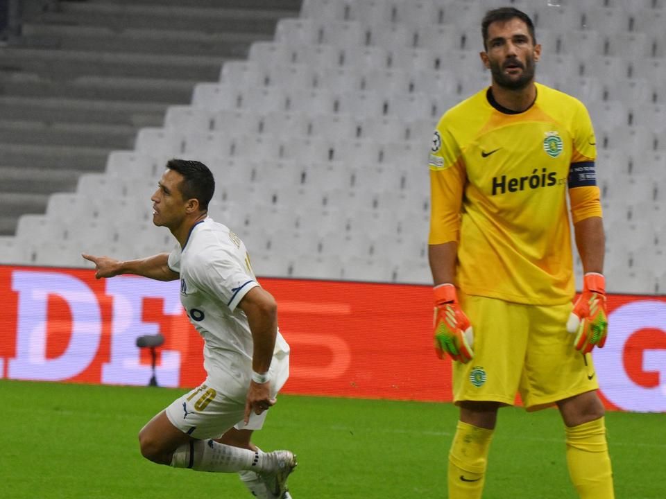 Alexis Sánchez góljával egyenlített a Marseille (Fotó: AFP)