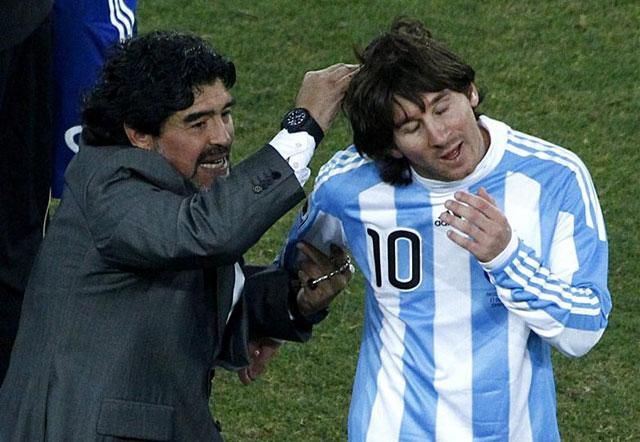 A Messivel 2008 és 2010 között együtt dolgozó Maradona szerint az ellenfelek kiismerték a Barca klasszisát (Fotó: Action Images)