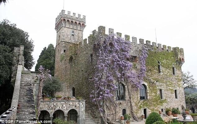Castello di Vincigliata, az esküvő helyszíne (forrás: Daily Mail)