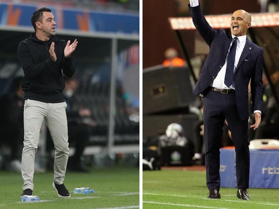 Xavi (balra) vagy Martínez (jobbra) veszi át a Barcelona irányítását? (Fotók: AFP)