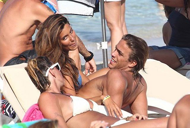 Matri, Federica és Constanza Formenterán (Fotó: Corriere dello Sport)