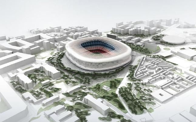 A Camp Nou és a környezete is átalakul (forrás: sport.es)