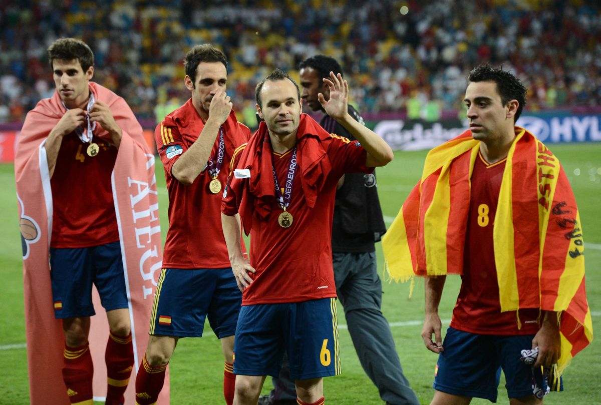 2012: harmadszor győztek a spanyolok (Fotó: AFP)