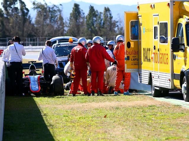 Alonso balesetet szenvedett (Fotó: SkySportsF1)