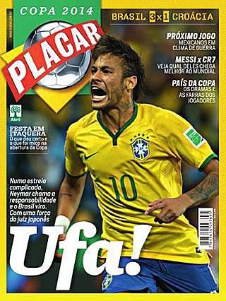 Neymar a Placar címlapján