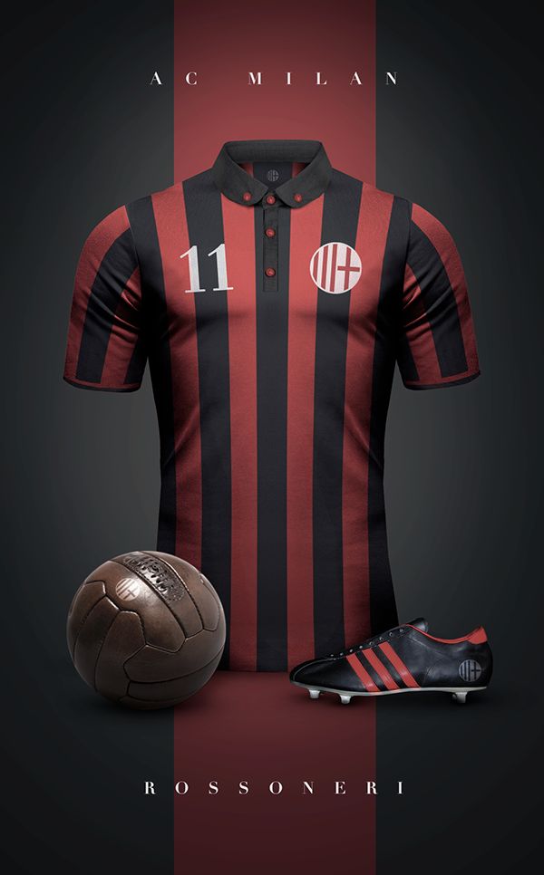 AC Milan (Forrás: www.behance.net)