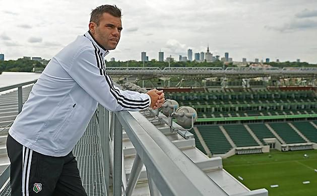 Terepszemle a Legia stadionjának tetejéről (Fotó: legia.com)