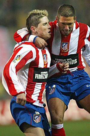 2004 januárjában így ünnepelte Fernando Torres Bilbaónak lőtt gólját