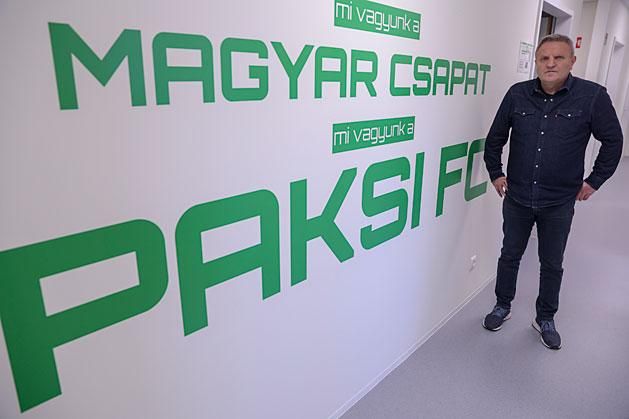 Haraszti Zsolt, a Paksi FC ügyvezetője reméli, hogy a csapat ismét kilép az európai kupaporondra (Fotó: Török Attila)