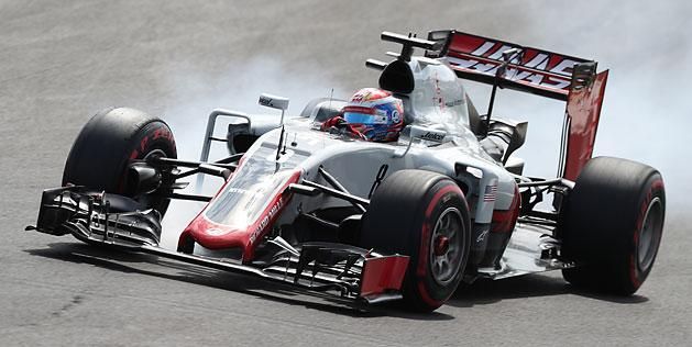 Romain Grosjean és a Haas szereplése nagyban függ az időjárástól (Fotó: Földi Imre)
