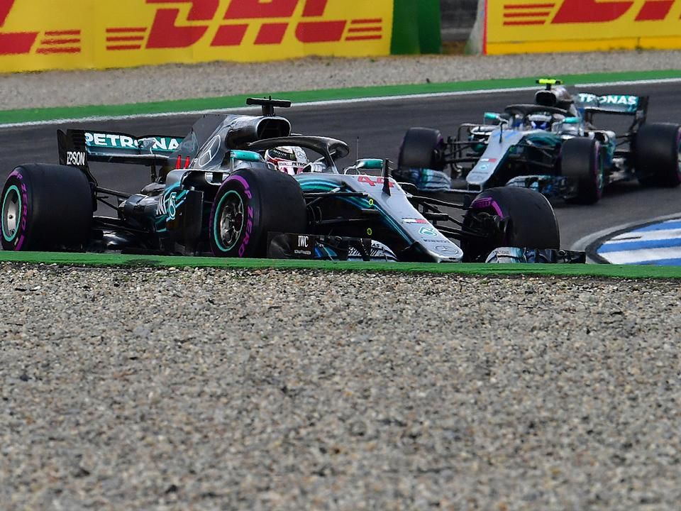 Lewis Hamilton a 14. helyről rajtolva győzött, majd meg sem állt az ötödik világbajnoki címig (Fotó: AFP)