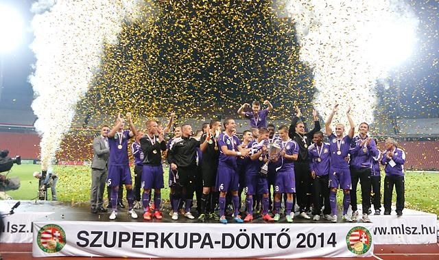 Nagy az ünnep, ismét kupát nyert az Újpest (Fotó: Veres Viktor)