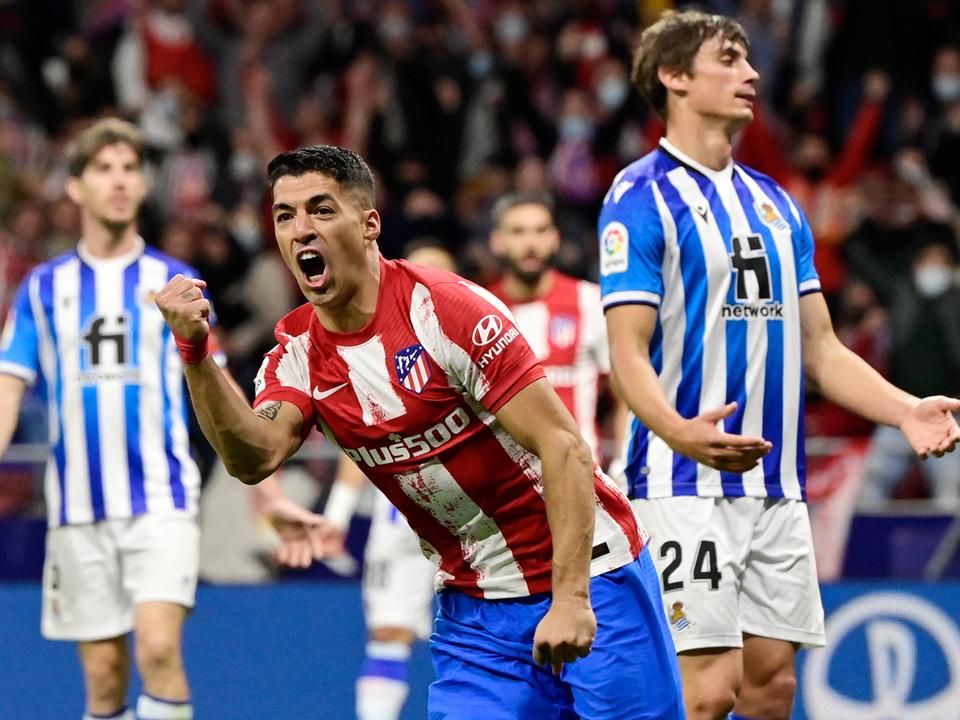 Luis Suárez gólörömét kétszer mutathatta be (Fotó: AFP)