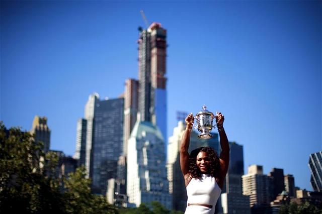 Serene Williams eddig négyszer emelhette magasba a US Open-trófeát (Fotó: Action Images)