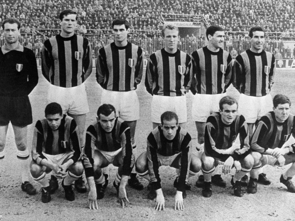 Harcra kész az 1964-es Grande Inter (Fotó: AFP)