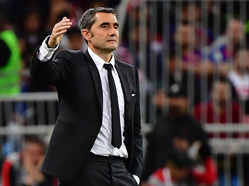 Ernesto Valverde szerződése az idény végén jár le a Barcelonánál – kitölti vagy előbb távozik? (Fotó: AFP)