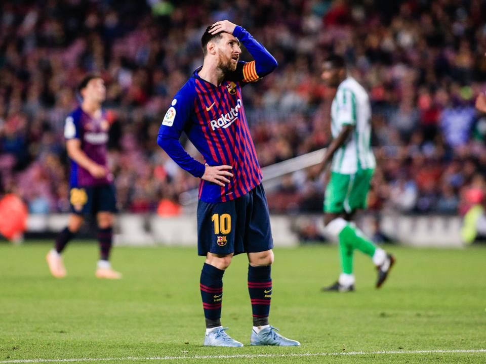 Lionel Messi visszatért és duplázott, de a Barcelona így is kikapott (Fotó: AFP)
