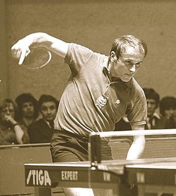 Jónyer István eredményeit meghatározza, hogy 1988-ig 
nem volt olimpiai sportág az asztalitenisz (Fotó: MTI)