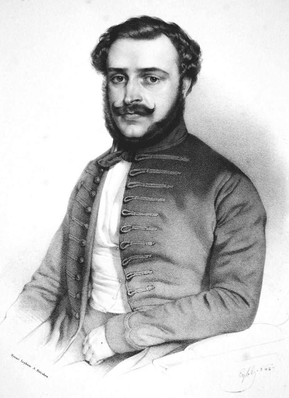 Wesselényi Miklós (1796–1850), Franz Eybl litográfiája (Forrás: Wikipédia)
