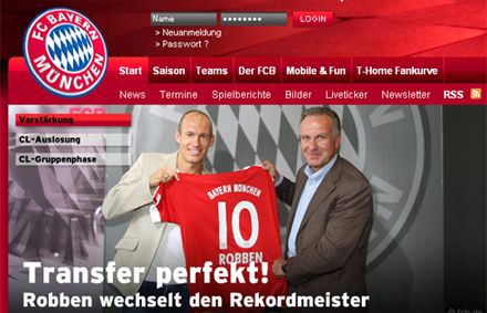 Robben a Bayerné