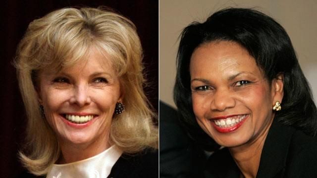 Darla Moore és Condoleezza Rice, a két kiváltságos (Fotó: abcnews.go.com)