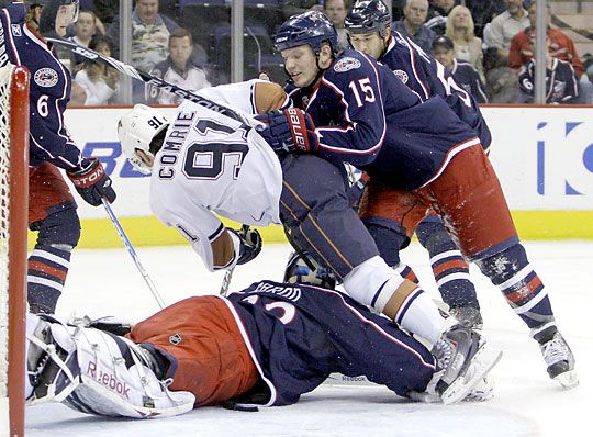 A Blue Jackets a szétlövésben harcolta ki a győzelmet (Fotó: Reuters)