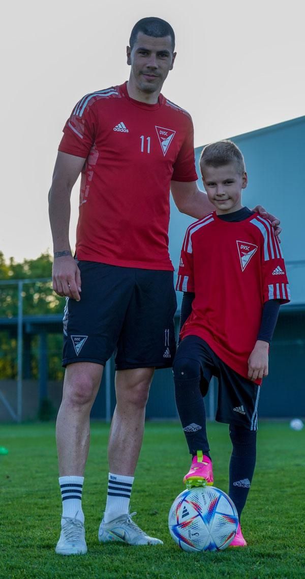 A DVSC nemcsak Ferenczi János életében játszik fontos szerepet, fia, Noel is a klubnál pallérozódik