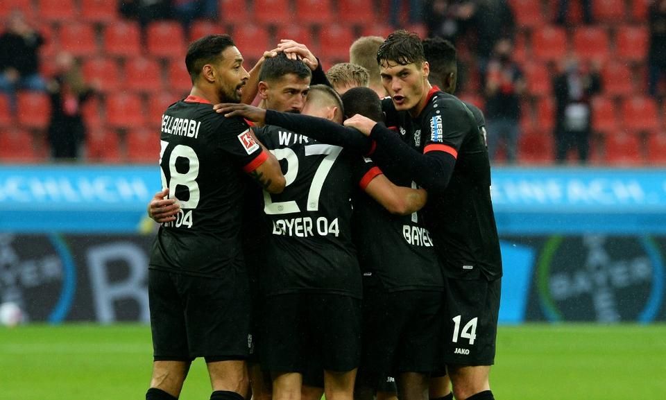 Demirbay bombájával egyenlített a Leverkusen a 20. percben (Fotó: AFP)