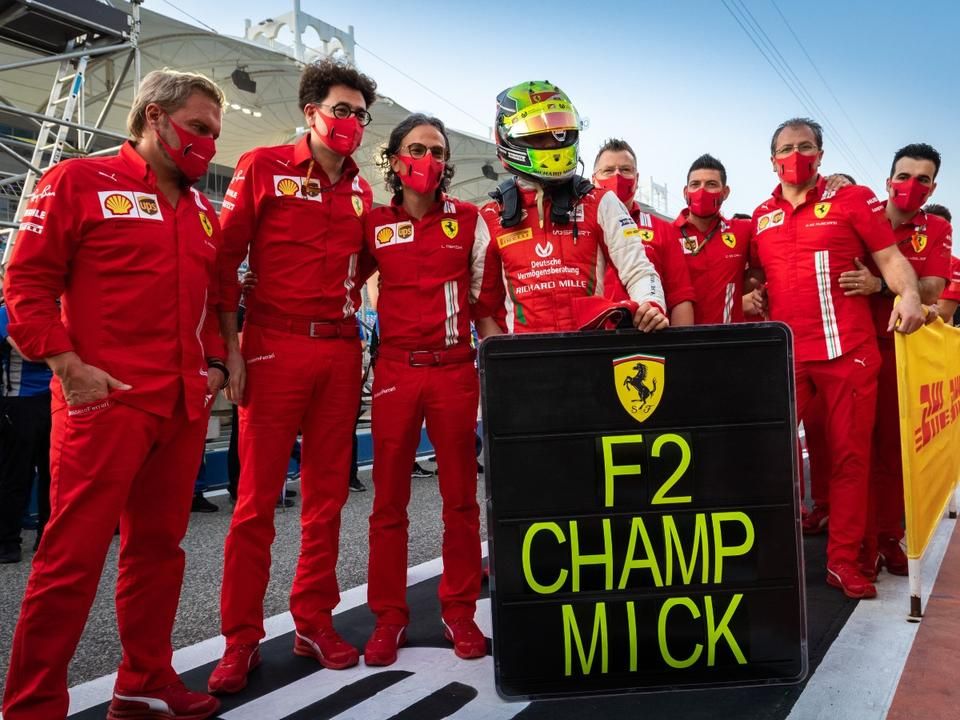 Mick Schumacher F2-es bajnokként debütálhat a királykategóriában (Fotó: AFP)