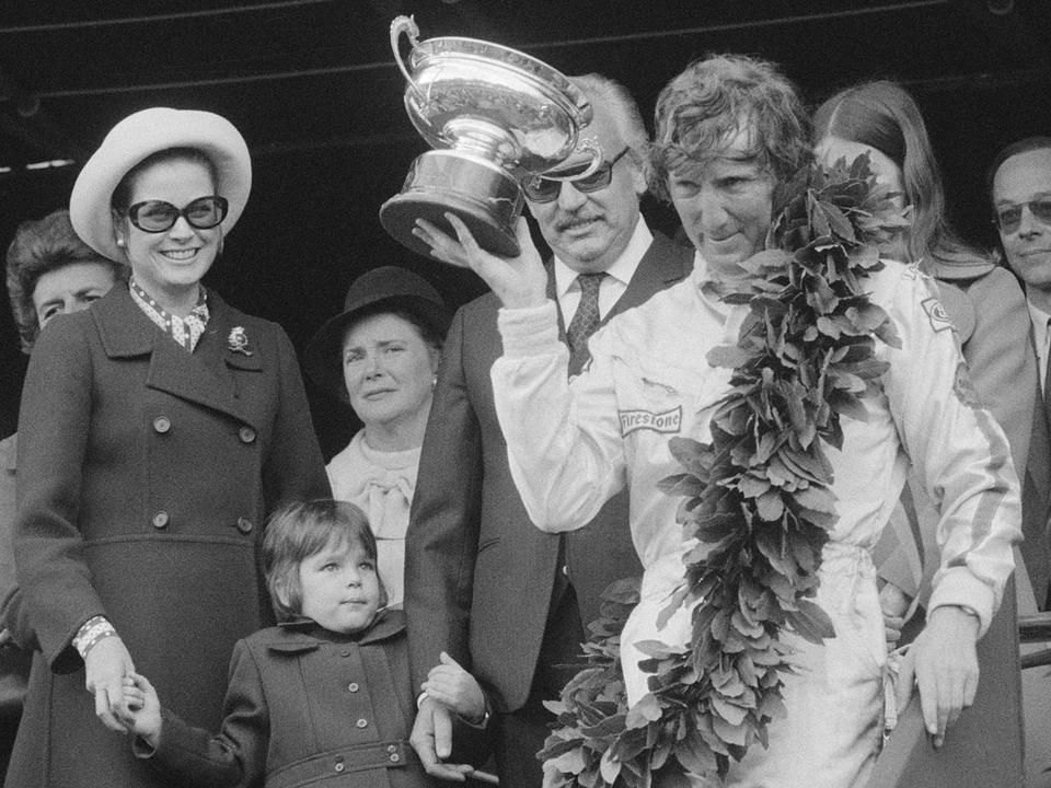 Az 1970-es Monacói Nagydíj utolsó körében hibába hajszolta Jack Brabhamet, és győzelmével megindította vb-hadjáratát (Fotó: Getty Images)