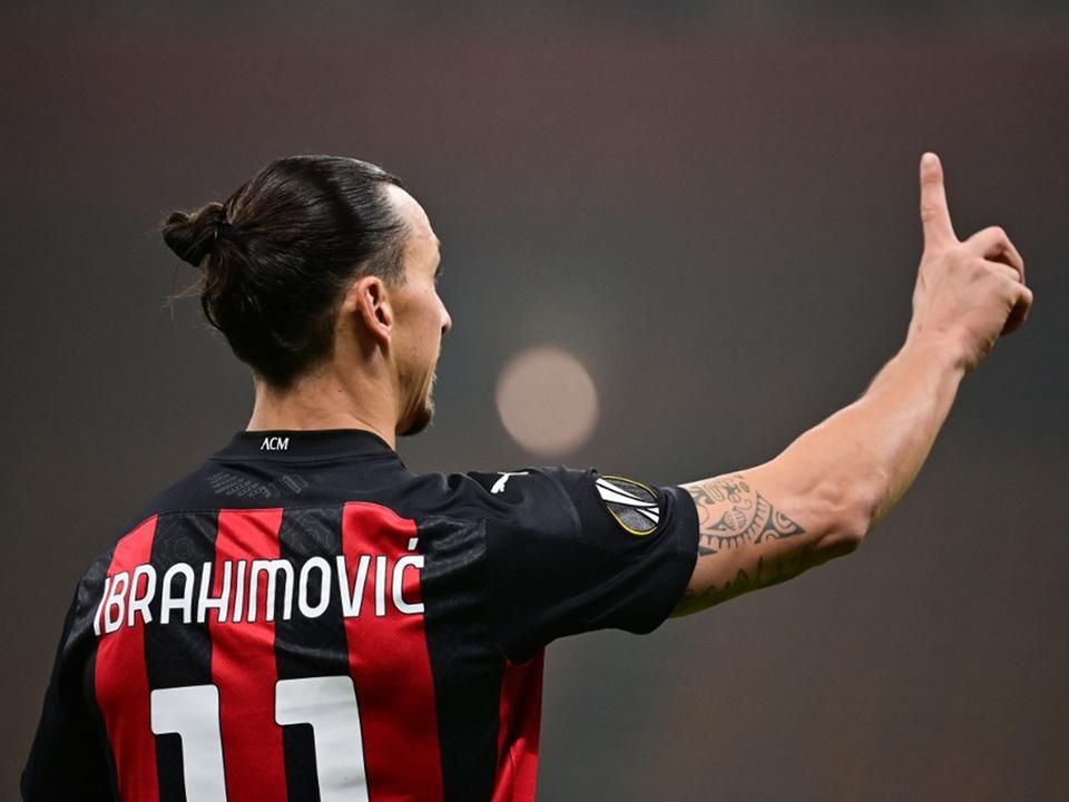 Ibrahimovic hét forduló után nyolc góllal vezeti az olasz góllövőlistát (Fotó: AFP)