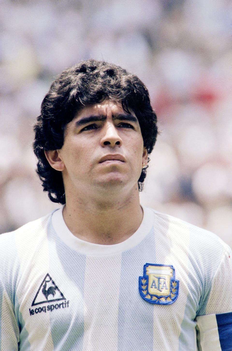 Minden idők egyik legkarakteresebb figurája és frizurája: Diego Armando Maradona, 1986 (AFP)