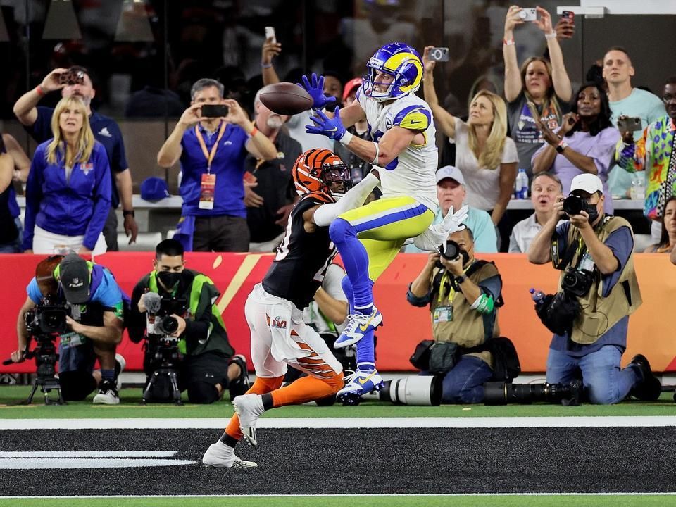 A győztes touchdown az 56. Super Bowlon (Fotó: Getty Images)