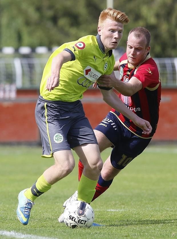 2013: he became an NB I footballer in Győr (Photo: Nemzeti Sport)