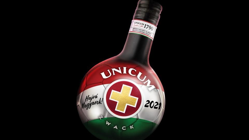 Az Unicum különleges palackkal köszönti az Európa-bajnokságon résztvevő magyar válogatottat és szurkolóit
